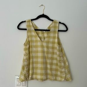 Madewell Button Sides Tank